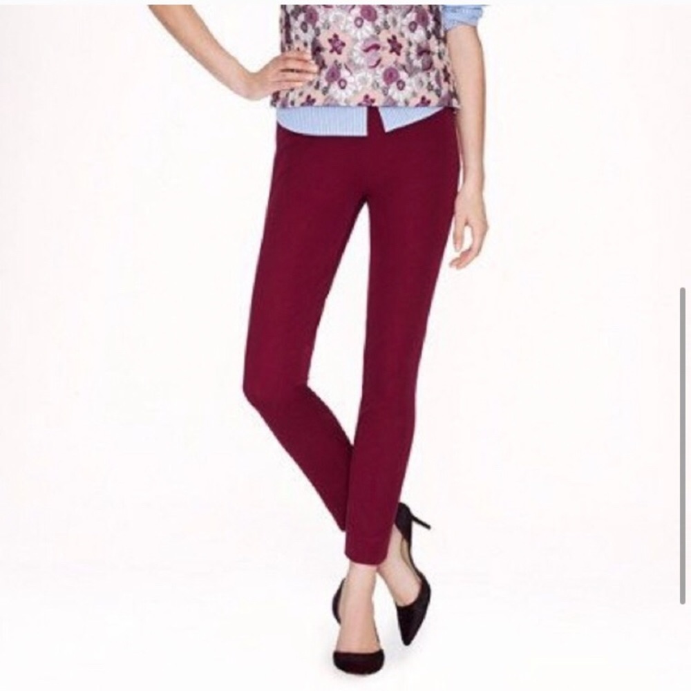 J. crew Minnie Pants in bi-stretch twill